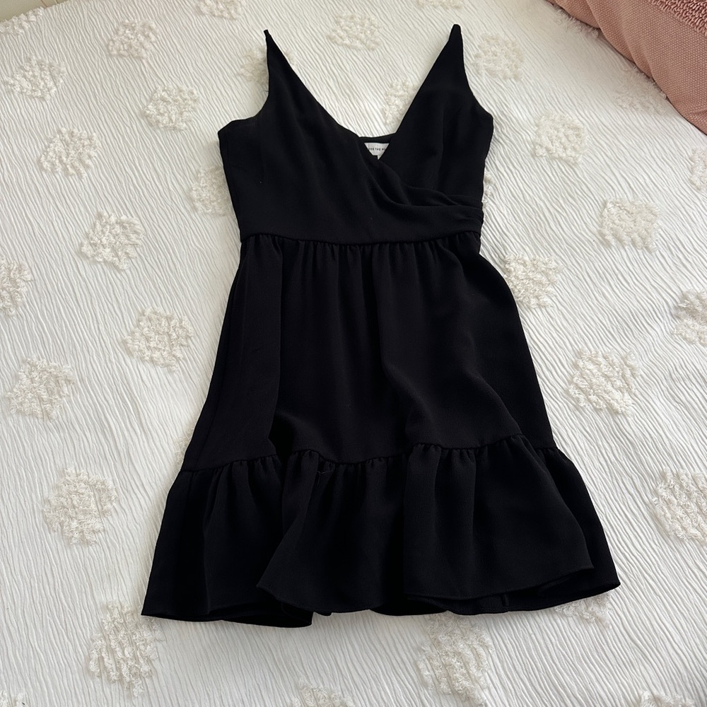 Dress the Population Black Mini Dress